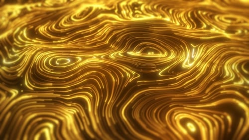 Luxuriöse goldene Spirallinien