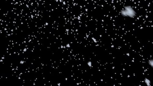 Seamless Looping Falling Snow Overlay