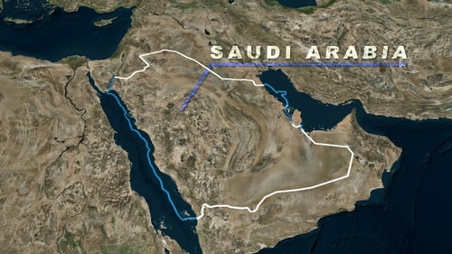 Saudi Arabia World Map