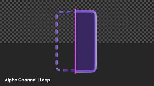 3D Social Media Video Stitch Animation | Alpha Loop