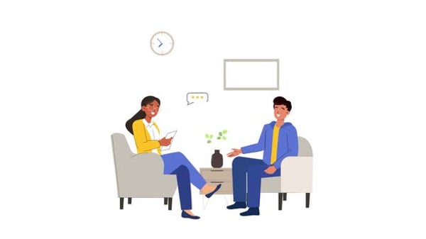 Offline Job Interview Animation Scene, Elements Motion Graphics ft ...