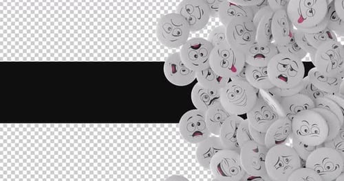 Animated Faces Transition with Cartoon Expressions