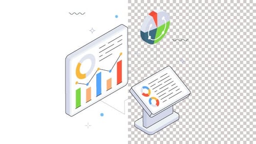 Analysis Dashboard Animation Alpha Channel
