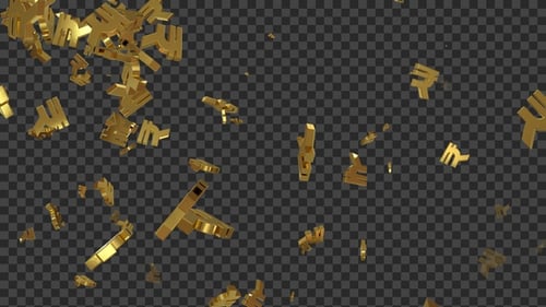 Falling Rupee Currency Golden Loop V2