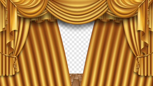 Theatre Curtain Reveals Opening Alpha