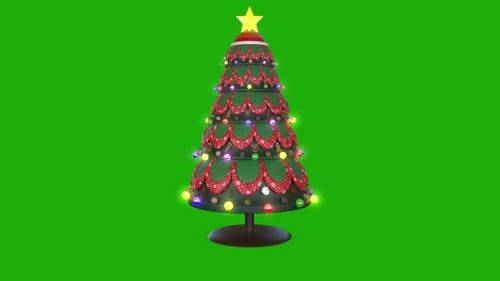 Rotierender Weihnachtsbaum