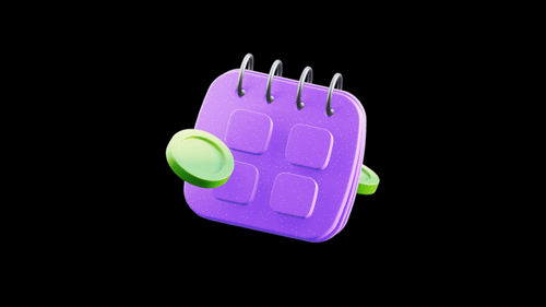 Monthly Budget Planner Finance Concept Animation