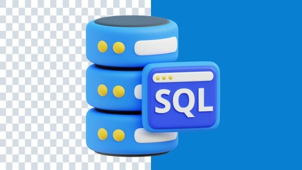SQL 3D Animations | Alpha Channel, Elements Motion Graphics ft ...