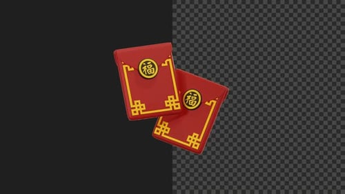 Chinese Red Envelope 4K Animation|Smooth 3D Motion|Traditional Cultural Design