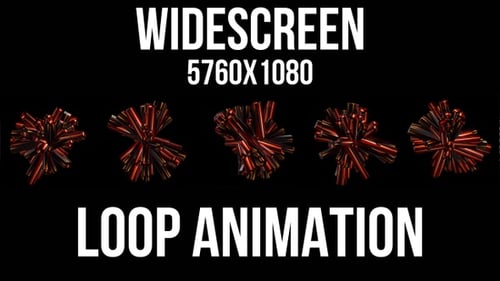 3D Abstract Dynamic Light Beats Loop