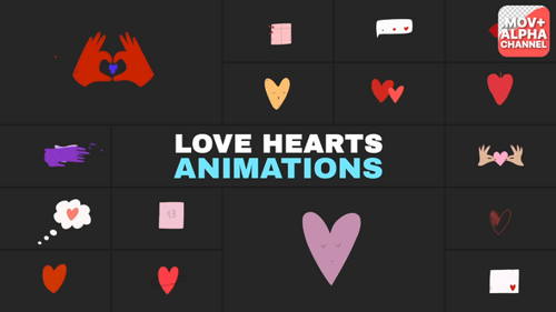 Love Hearts Animations | Bewegte Grafiken