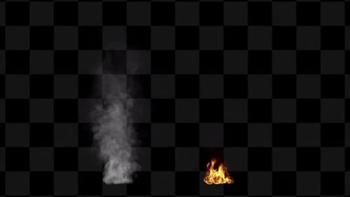 Fire and Smoke Loop 4K