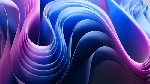 Smooth Flowing Gradient Cloth Shapes Clean Motion Design Backdrop