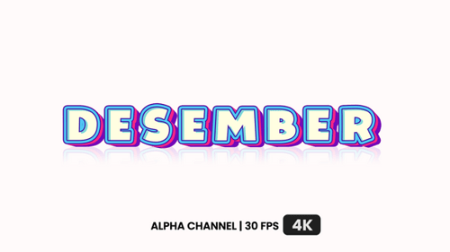 Desember Text Animation