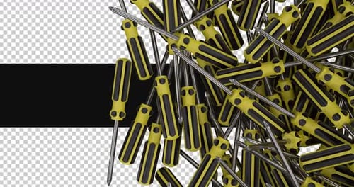 Falling Screwdrivers Reveal Transition