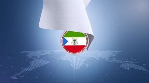 Modern Flag Emblem Revealed by Fluid Cloth Animation