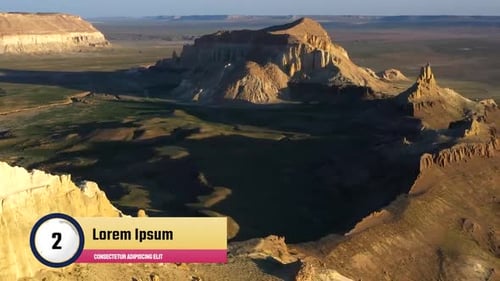 Clean Modern Lower Third Title Animation with Globe Icon