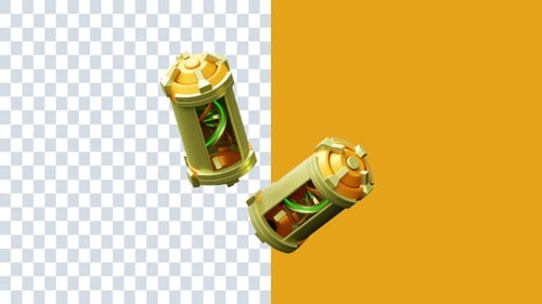 Animations 3D avec une grenade virale | Alpha Channel