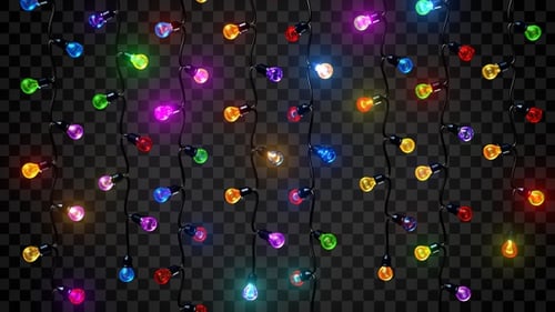 Guirnalda de luces navideñas