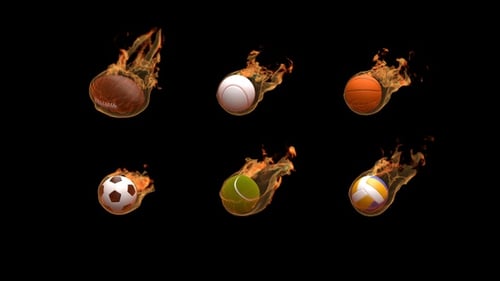 Burning Sport Ball Transition Pack