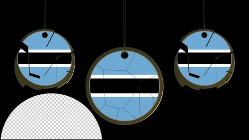 Botsuana-Flaggensymbol