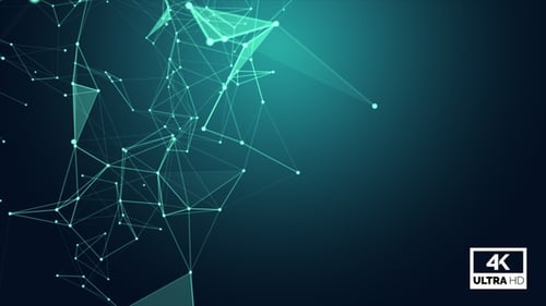 Fondo de plexo azul en bucle V4