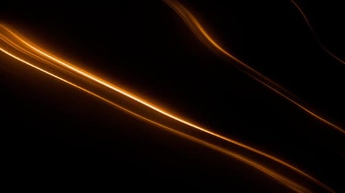 Abstract Flowing Glowing Light Lines Background