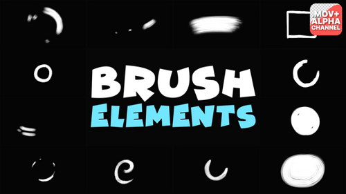 Brush Elements | Motion Graphics