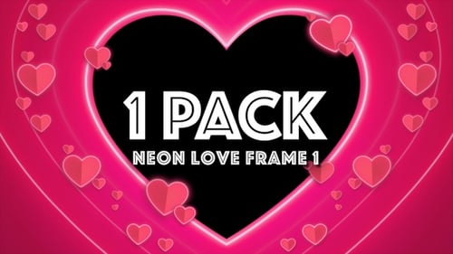 Cadre Neon Love 1 (alpha)