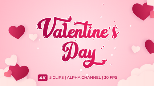 Fluid Valentine's Day Text Reveal Collection