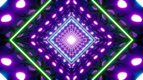 Boucle de jockey visuelle Neon Beam