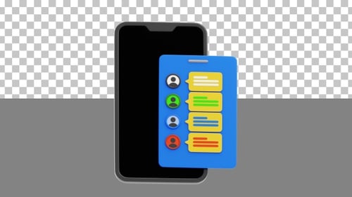 3D Animation of Customer Comments | Alpha Channel