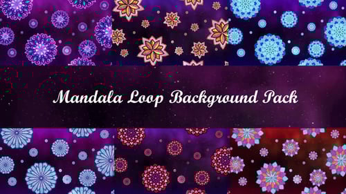 Mandala Loop Background Pack