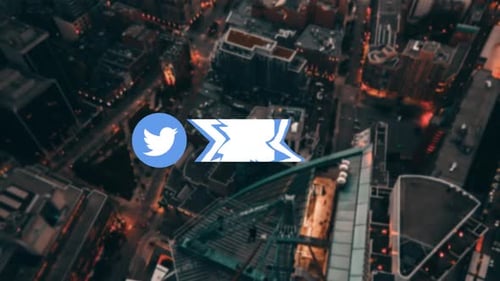 Canal Alpha 4K del tercio inferior de Twitter