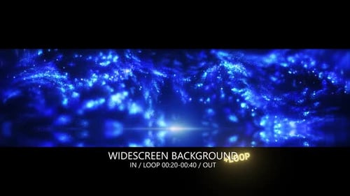 Holiday Blue Widescreen Background