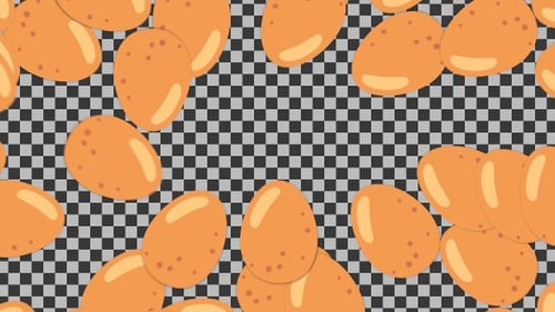 Flat Design 2D Countdown Animation with Animated Shapes