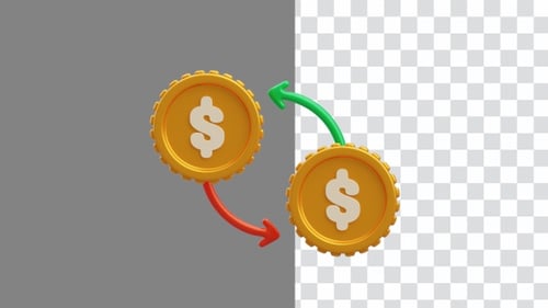 3D Animation of Strategic Return on Investment | Alpha Channel