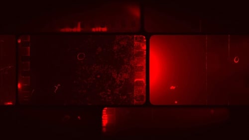 Glowing Red Futuristic Digital Title Reveal