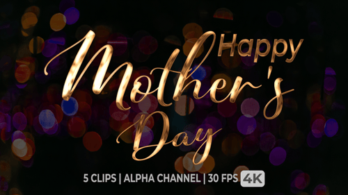 Happy Mother's Day Calligraphy Title Reveal