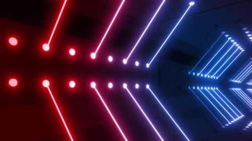 4 K Colored Neon Wall Loop Pack