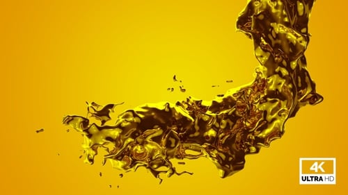 Twisted Liquid Gold Splash V4