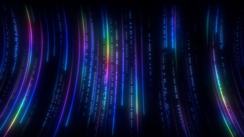 Bewegte leuchtende Geschwindigkeitslinien V2