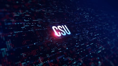 Digitaler Hintergrund der CSU