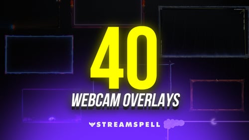 40 sobreposições de webcam da StreamSpell