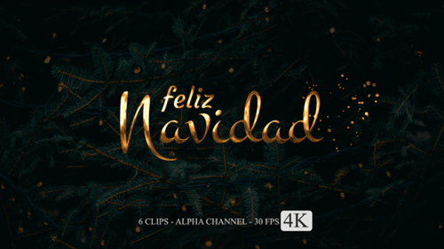 Feliz Navidad Animationstext