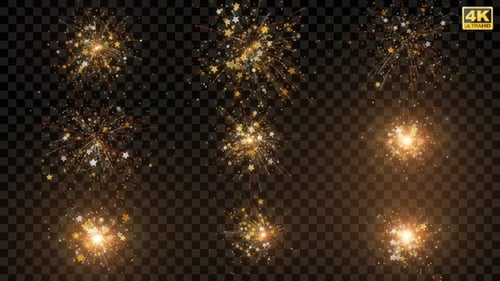 Christmas Particle Burst