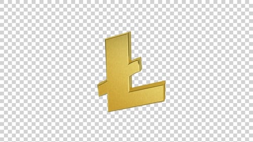 Symbole Golden Litecoin