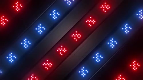 4 K rote blaue LED-Lichtschlaufen