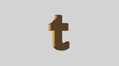3D Golden Tumblr Wiggle