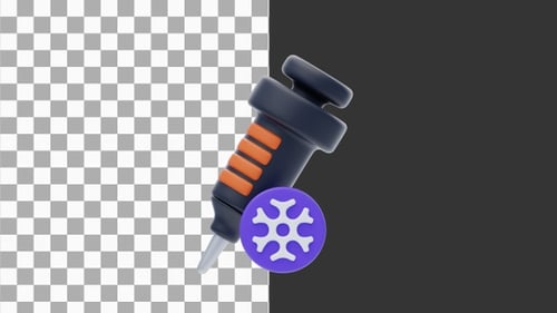 3D Animation of Modern Anesthesia Machine | Alpha Channel